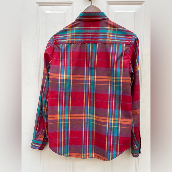 Vintage 1980’s plaid button up - Picture 2 of 3